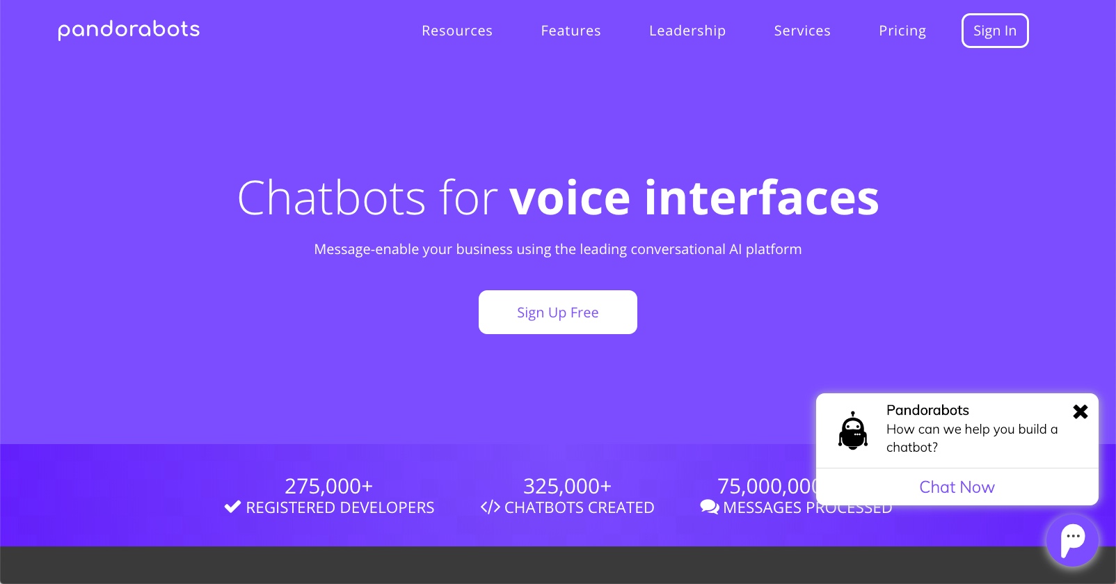 best Facebook Messenger chatbot tools - Pandorabots