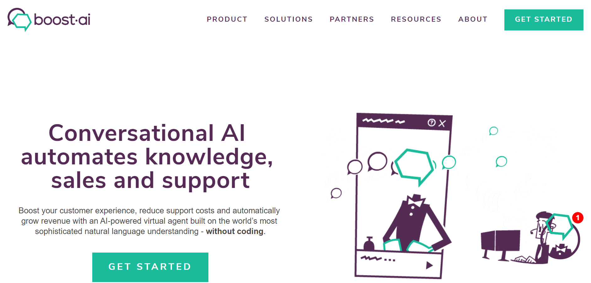 best ai chatbot tools - Boost.ai