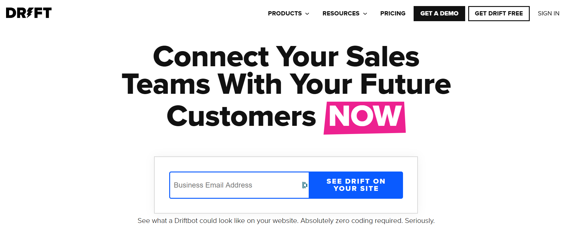 best customer service chatbot - Drift