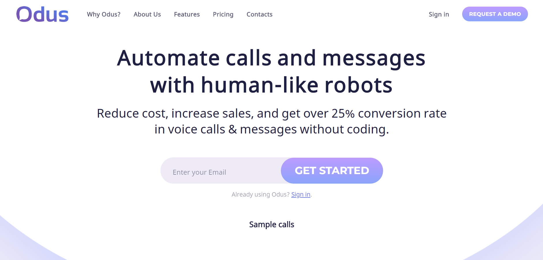 best customer service chatbot - Odus.ai