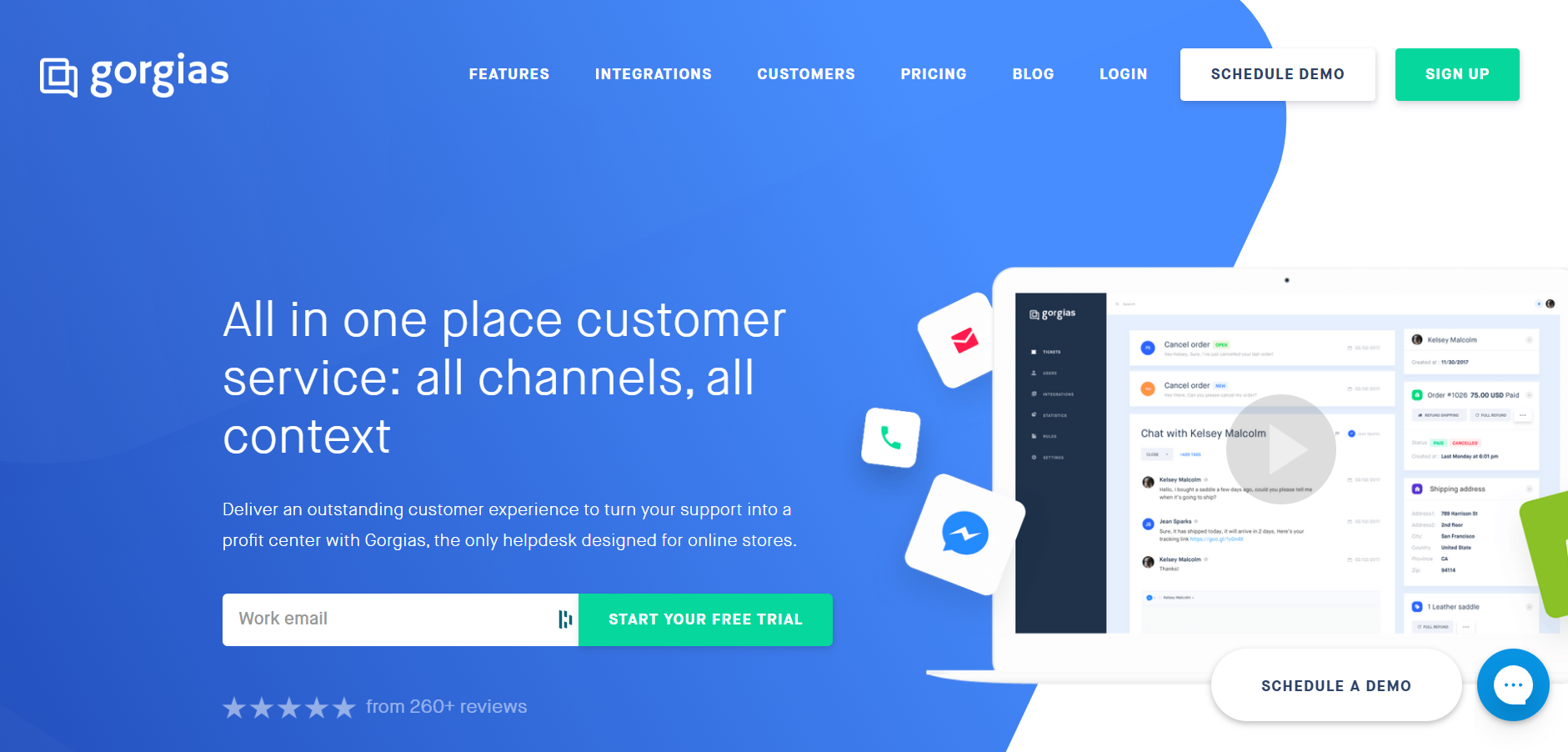 best ecommerce chatbot tools - Gorgias