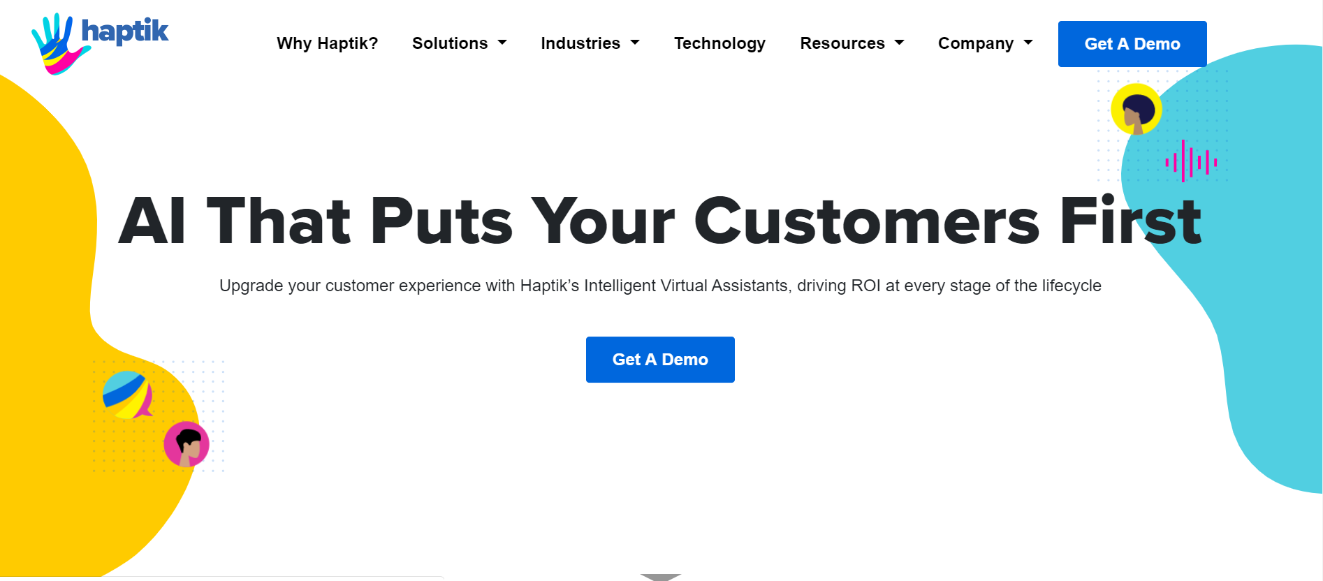 best ecommerce chatbot tools - Haptik