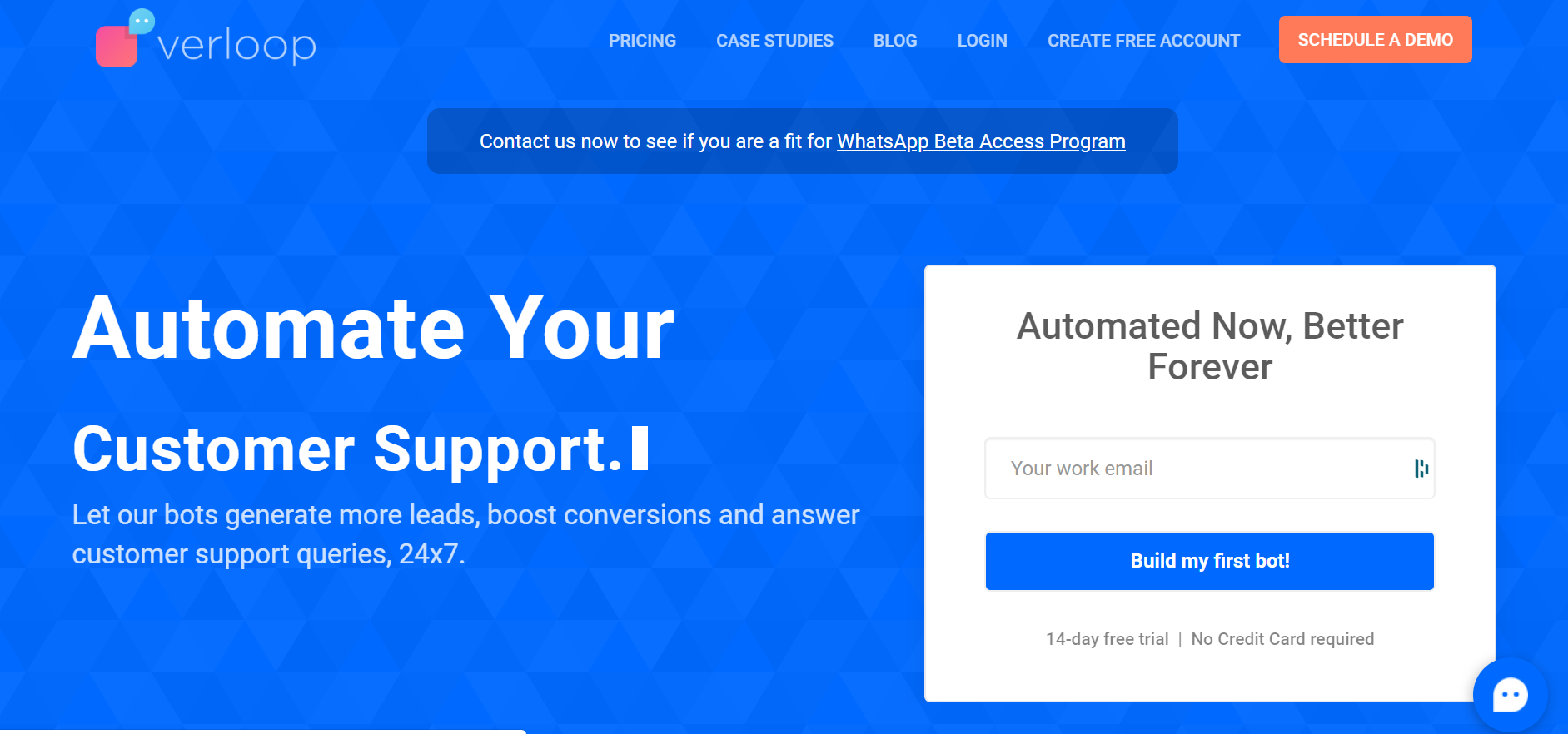 best ecommerce chatbot tools - Verloop