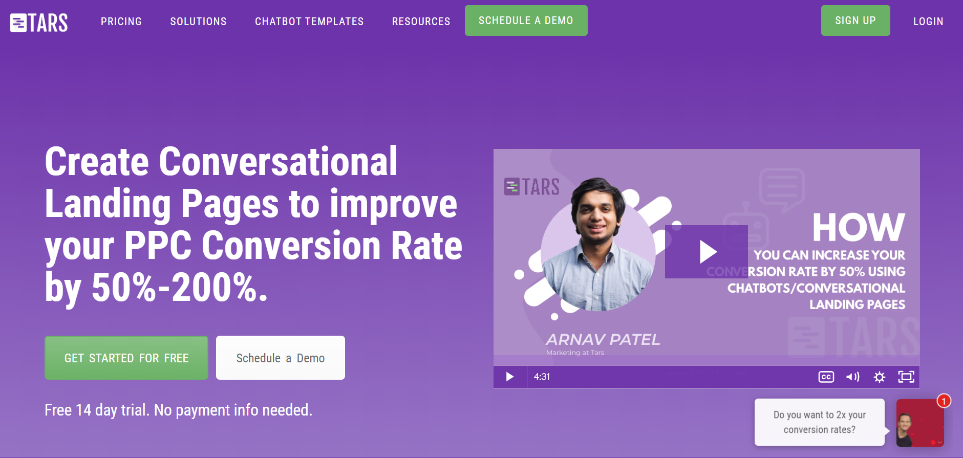 best enterprise chat software - TARS
