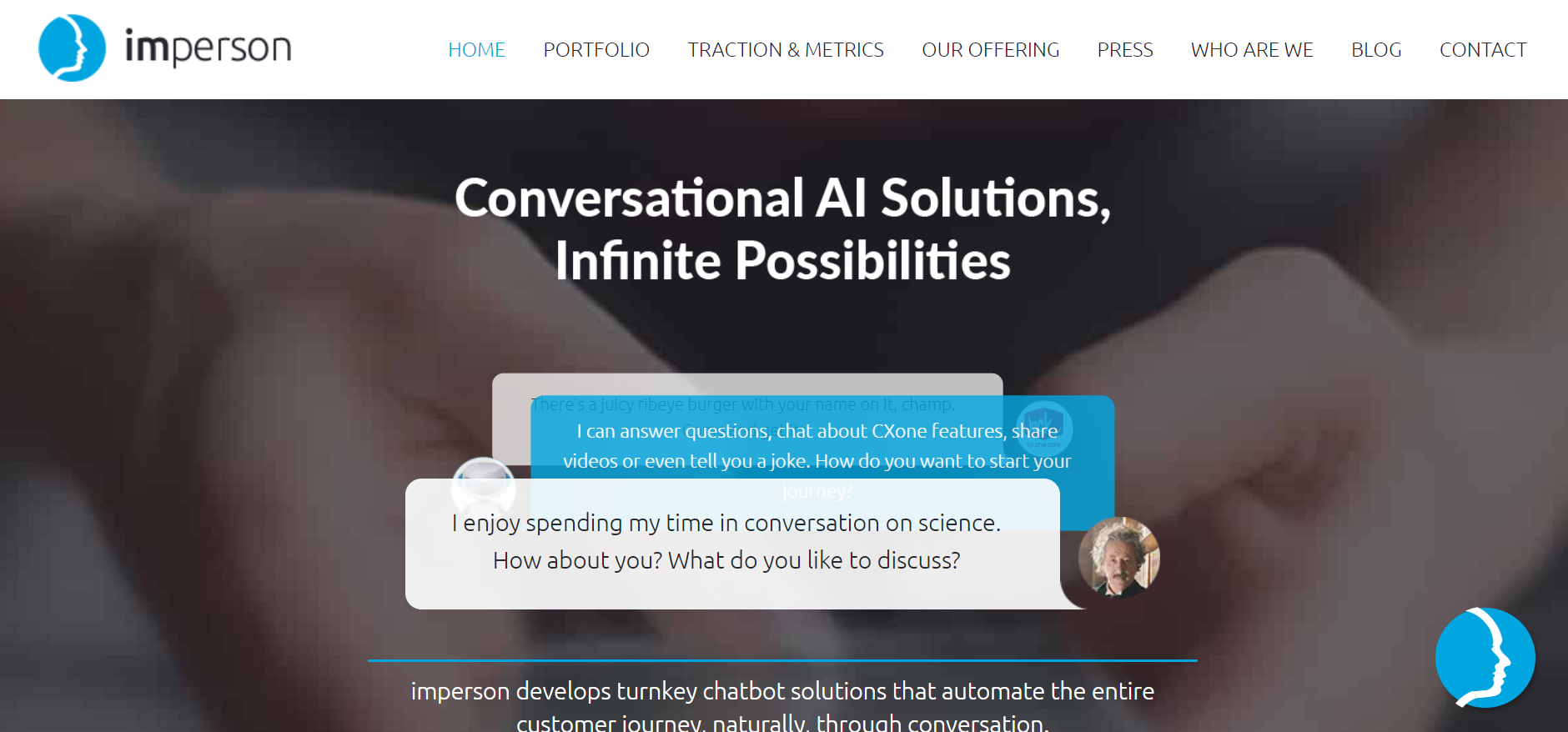best enterprise chat software - Imperson