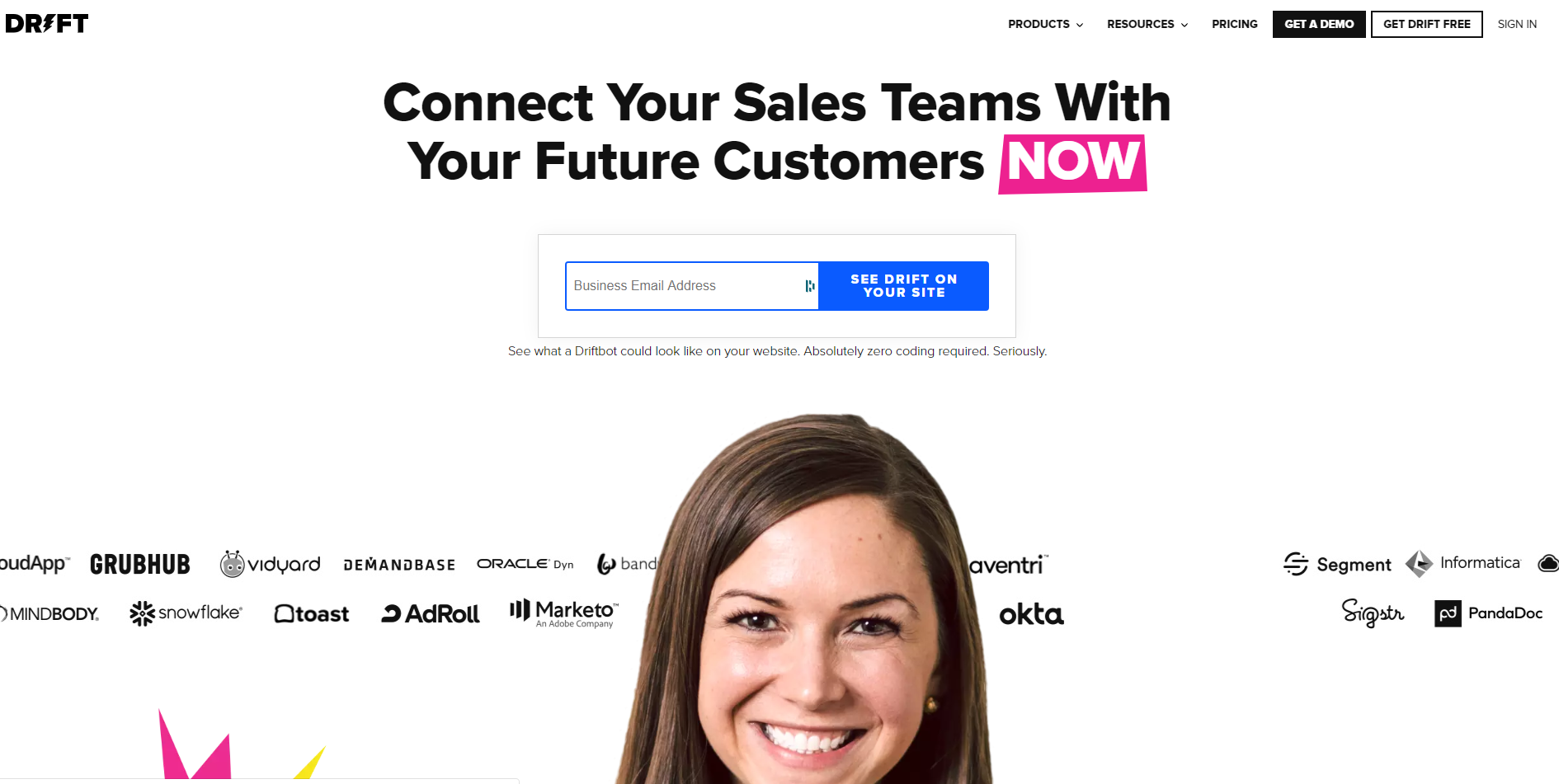best enterprise chat software - Drift