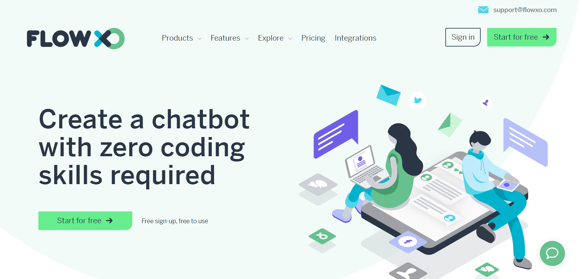 best Facebook Messenger chatbot tools - Flow XO