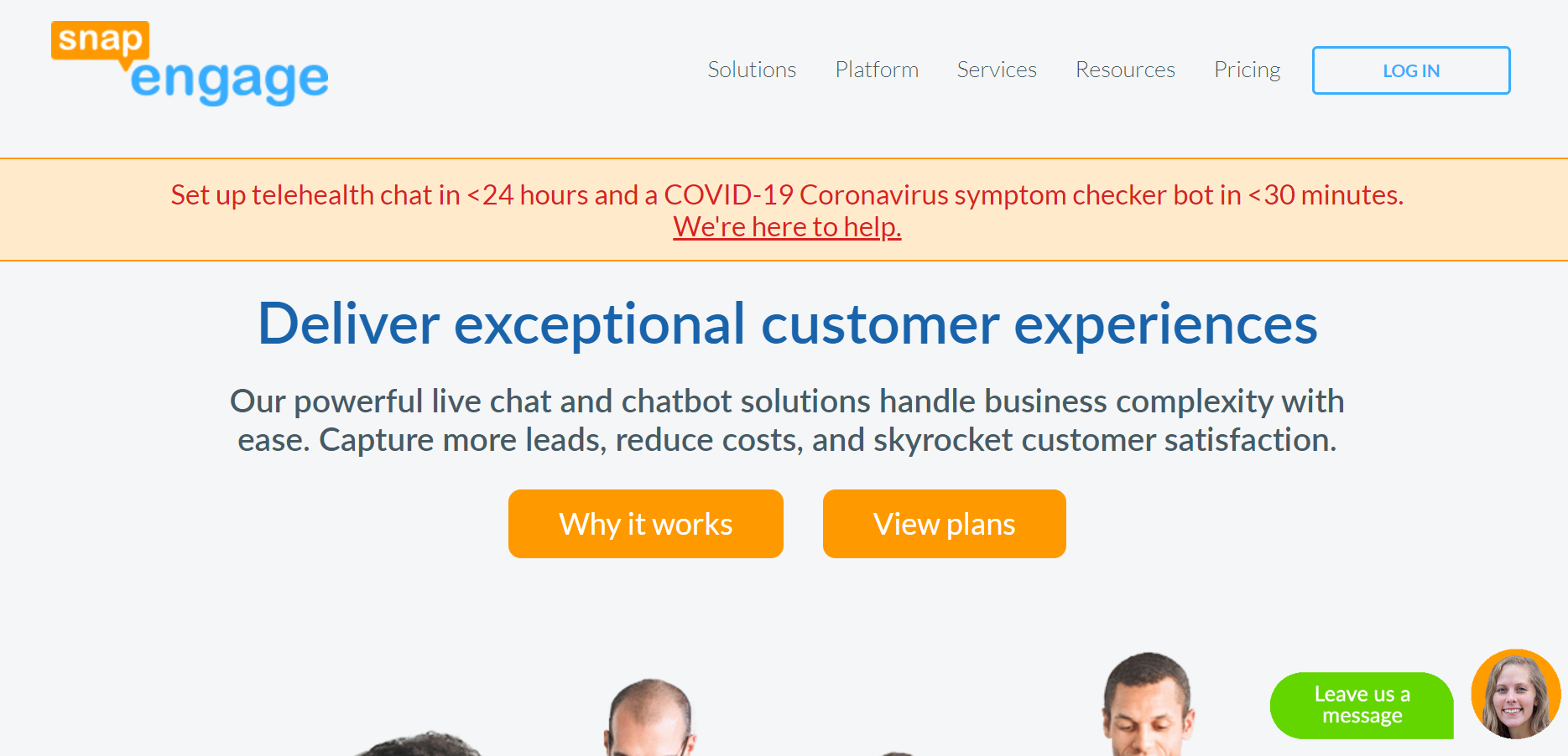 best live chat software - SnapEngage