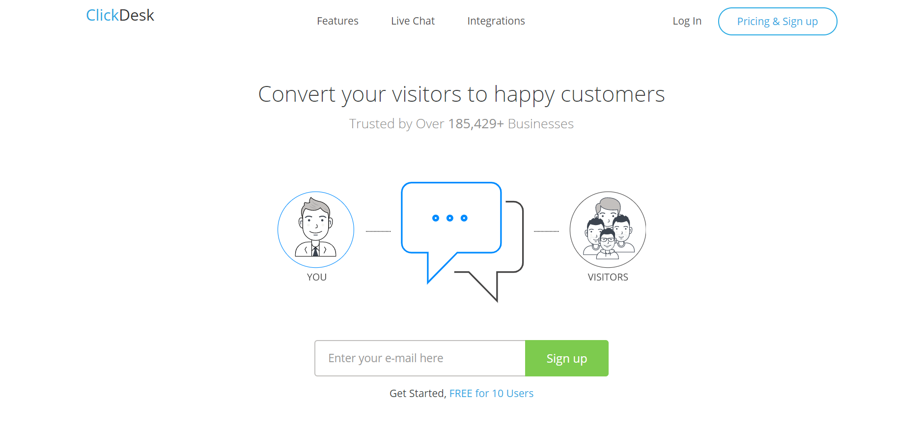 best live chat software - ClickDesk