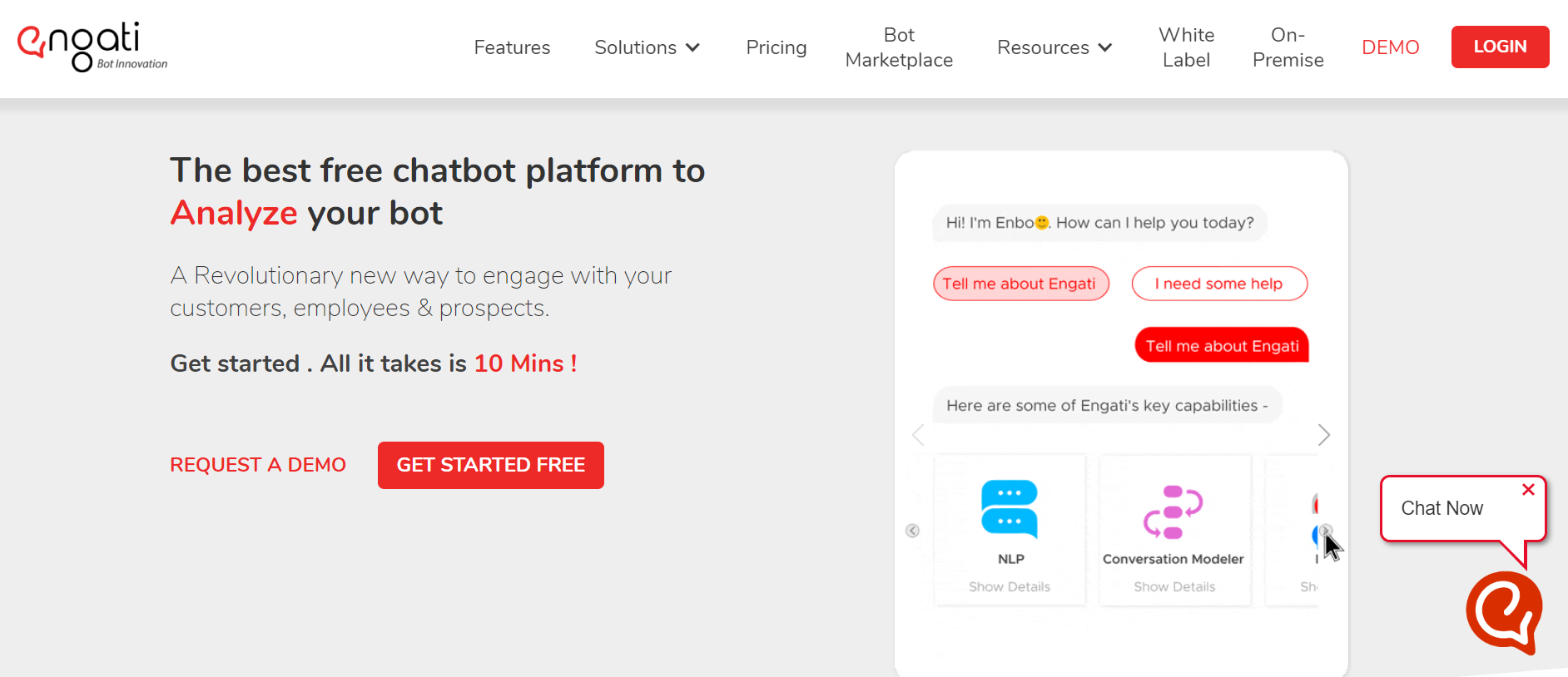 sales chatbot - Engati