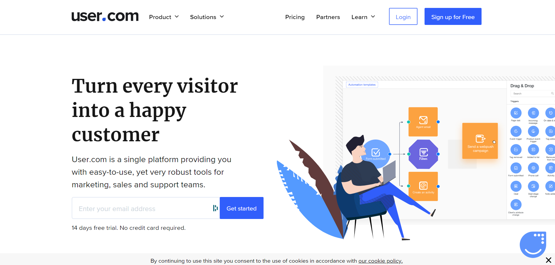 sales chatbot - User.com
