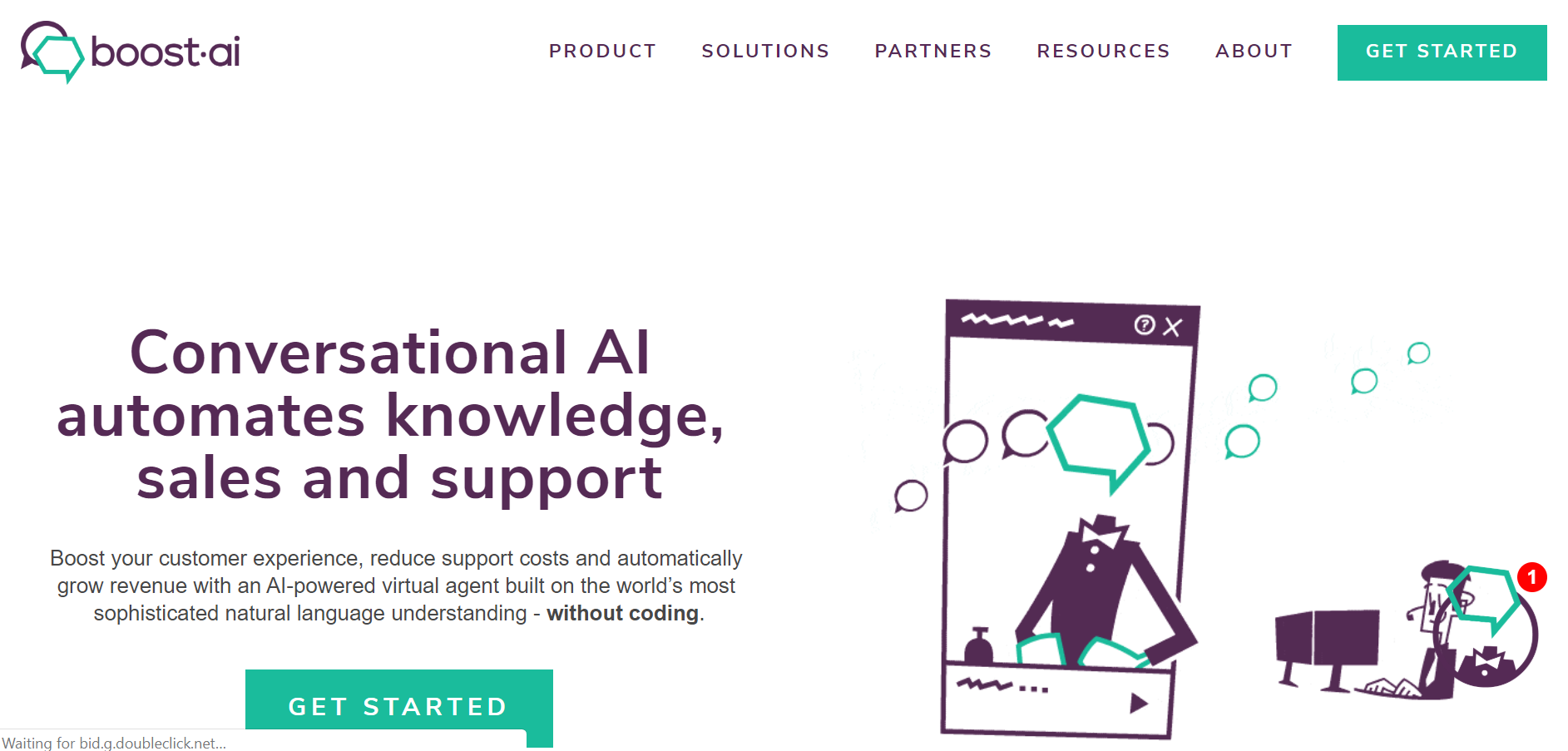 sales chatbot - Boost.ai