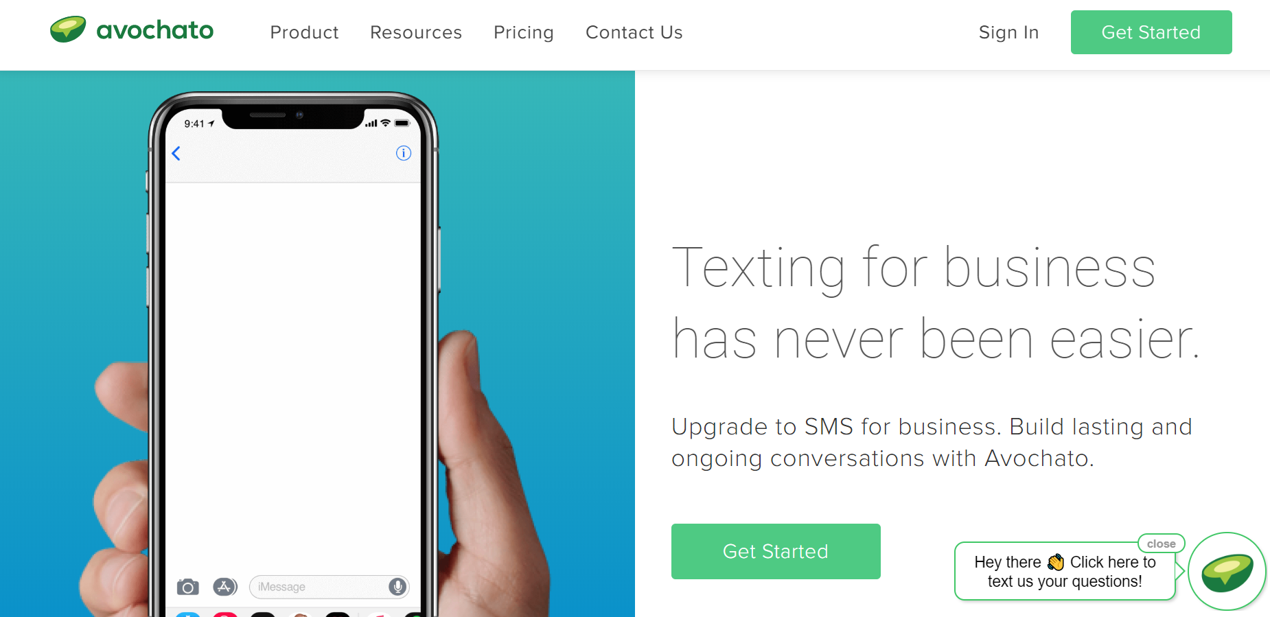 best SMS marketing services - Avochato