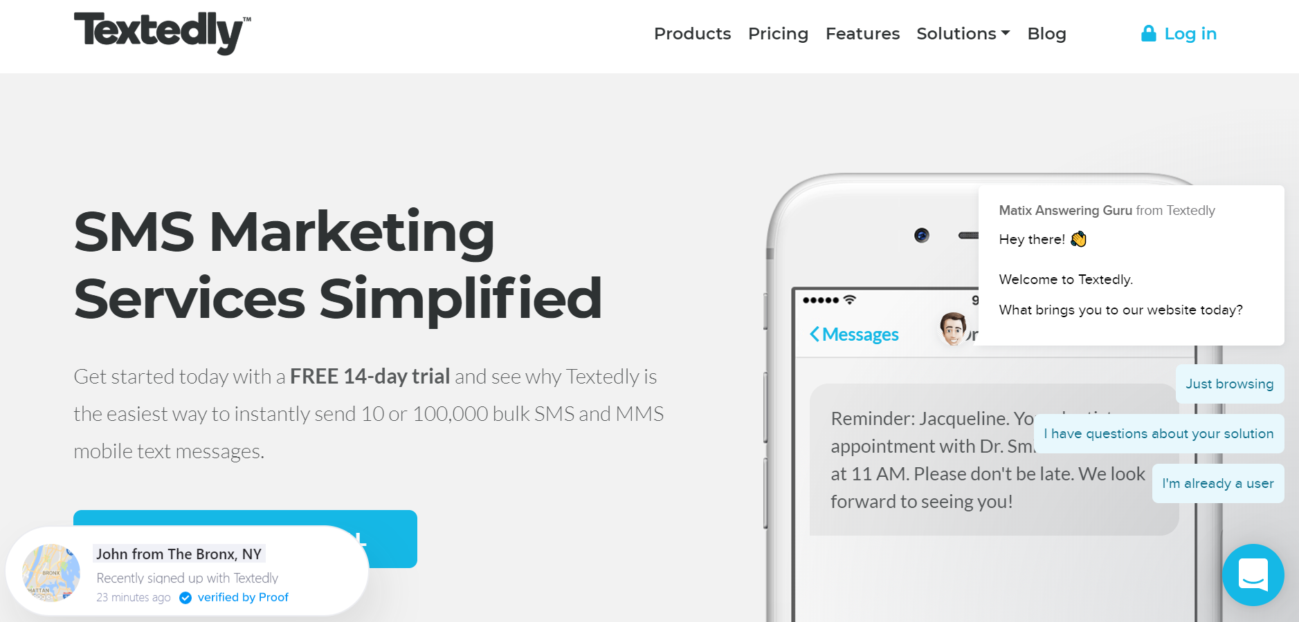 best SMS marketing services - Textedly