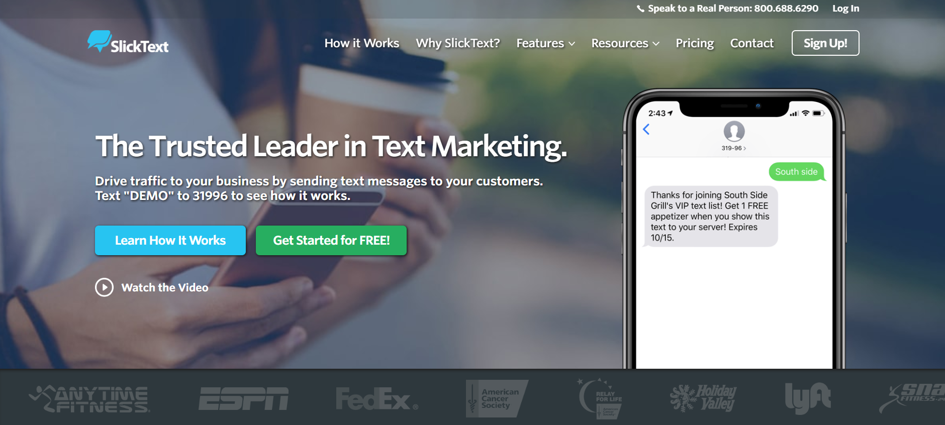 best SMS marketing services - SlickText