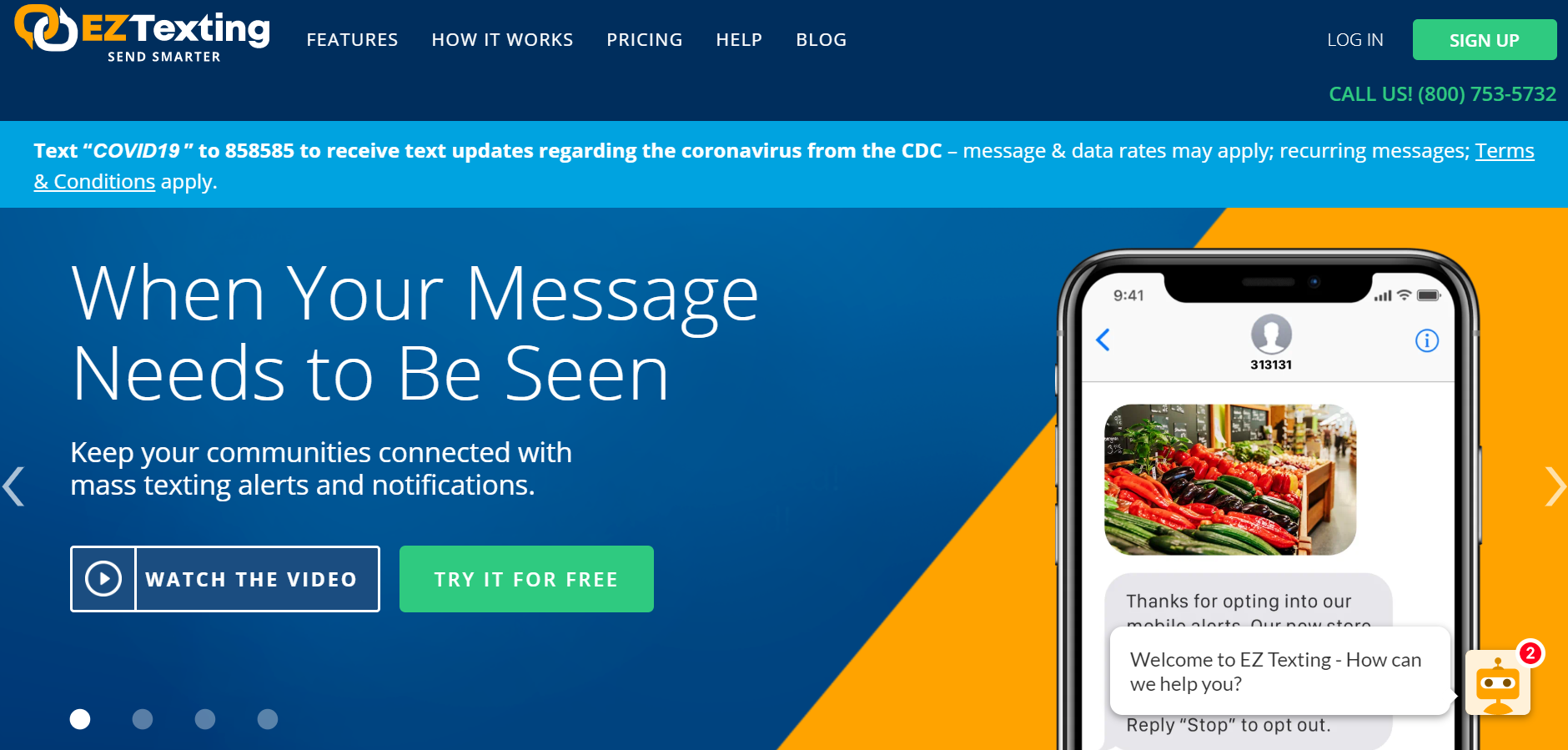 best SMS marketing services - EZ Texting