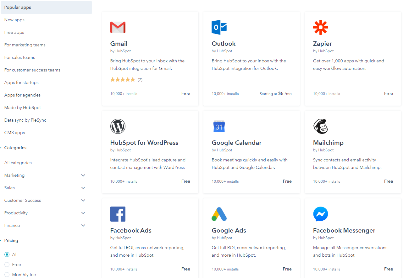 HubSpot Conversations review - HubSpot integrations